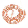 Baking Paint Transparent Glass Beads X1-DGLA-N011-4mm-04-2