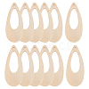 2 Sets Hollow Wooden Big Pendants WOOD-PH0002-28-1