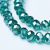 Electroplate Glass Beads Strands EGLA-A034-T2mm-A18-3