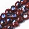 Handmade Porcelain Beads PORC-S498-15B-03-4