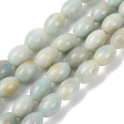 Natural Flower Amazonite Beads Strands G-K362-I10-02-1