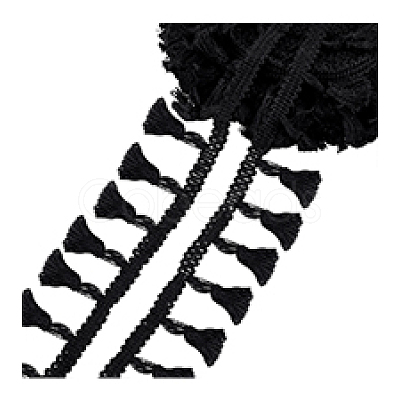 Cotton Fringe Lace Trim Ribbon OCOR-WH0105-008B-1