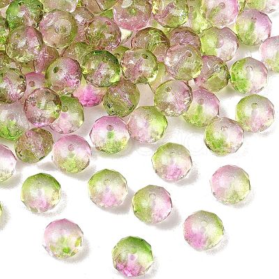 Two-Tone Transparent Acrylic Beads AC-CBAE44E-01A-05-1