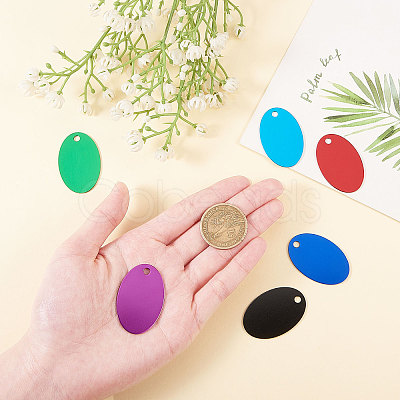 Pet Aluminium Pendants ALUM-CJ0001-09-1