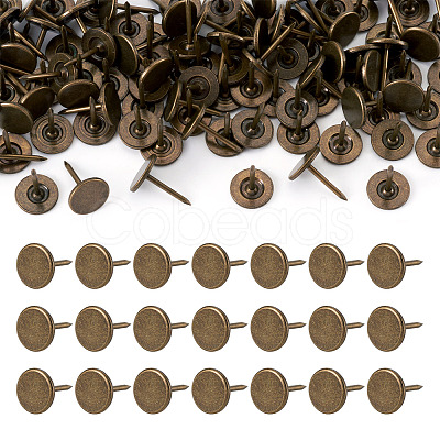 100Pcs Iron Sofa Flat-Head Nail IFIN-TA0001-81-1