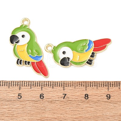 Alloy Enamel Pendants X-AL-CBA2679-06B-G-1