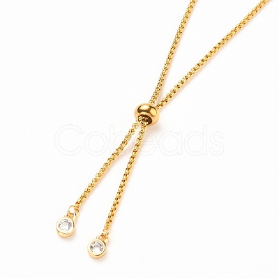 Adjustable 304 Stainless Steel Box Chain Slider Bracelet/Bolo Bracelets Making AJEW-JB00781-02-1