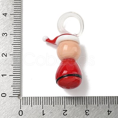 Christmas Handmade Lampwork Pendants LS-LAMP-L081-01A-1