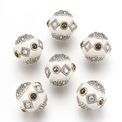 Polymer Clay Beads CLAY-F003-G03-1
