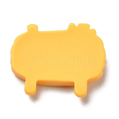 Street Sign Opaque Resin Cabochons RESI-E044-01E-1