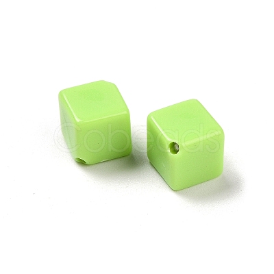 Opaque Acrylic Beads SACR-Z010-01G-1