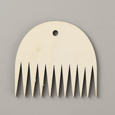 Wood Tapestry Woven Combs LS-WOOD-WH0030-30-1
