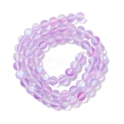 Synthetic Moonstone Beads Strands G-E573-01A-03-1