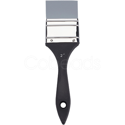1Pc Silicone Brushes with Wooden Handle AJEW-GF0012-92B-1