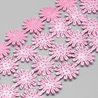 Glitter Powder Polyester Ribbons X-SRIB-S048-04A-1