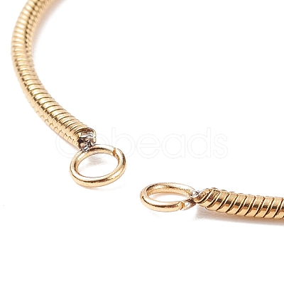Ion Plating(IP) Adjustable 304 Stainless Steel Bracelet Making STAS-G169-02G-1