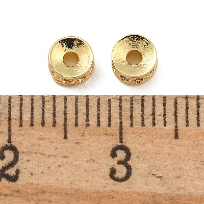 Rack Plating Brass Micro Pave Cubic Zirconia Beads KK-U030-29G-02-1