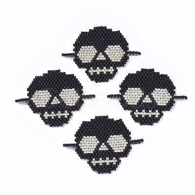 Handmade Japanese Seed Beads Links SEED-S025-47-1