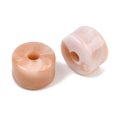 Opaque Acrylic Imitation Gemstone Beads AC-CBA3EFE-02C-1