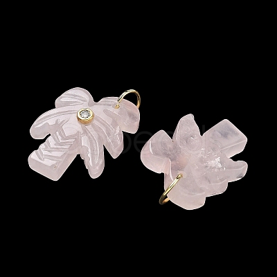 Natural Rose Quartz Carved Pendants GG-CBA67BD-02G-J-1