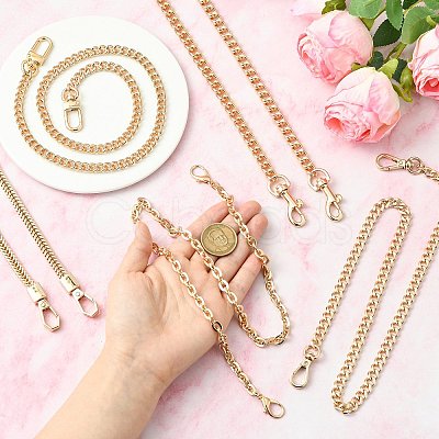 5Pcs 5 Styles Iron Purse Chains FIND-CJ0003-99-1