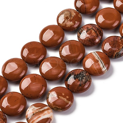Natural Red Jasper Beads Strands G-C159-A05-01-1
