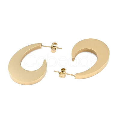304 Stainless Steel Stud Earrings EJEW-S224-01G-01-1