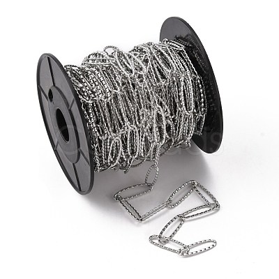 Tarnish Resistant 304 Stainless Steel Cable Chains CHS-K001-70-1