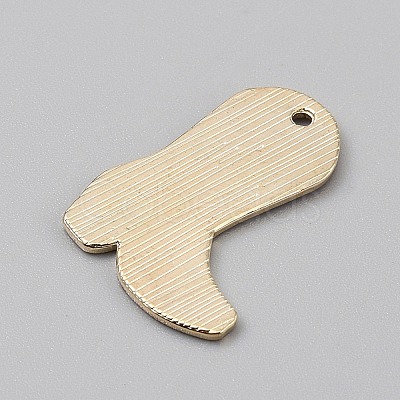 Printed Alloy Pendants PALLOY-CJC0021-001G-06-1