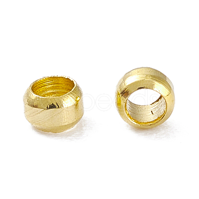 Brass Beads KK-D002-07G-1
