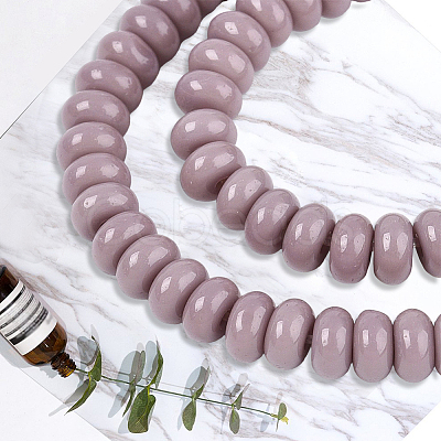 3Starnds Opaque Spray Painted Glass Beads GLAA-PA0001-35A-1