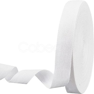 Cotton Cotton Twill Tape Ribbons OCOR-WH0057-30E-01-1