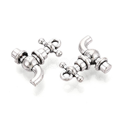 Tibetan Style Alloy Pendants X-TIBE-N014-30AS-1