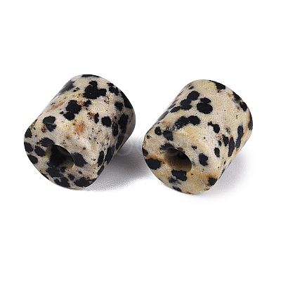 Natural Dalmatian Jasper European Beads G-P520-05E-1