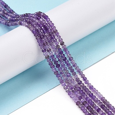 Natural Amethyst Beads Strands G-E194-01-1