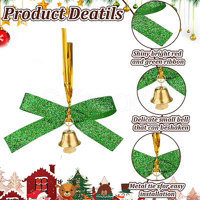 60Pcs 4 Styles Bowknot Polyester Ribbon for Gift Decoration HJEW-DR00153-1