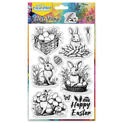 PVC Plastic Clear Stamps DIY-WH0618-0315-1