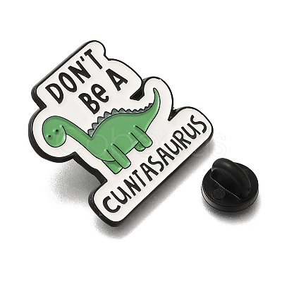 Animal Safety Don't be a cuntasaurus Enamel Pins JEWB-L016-07EB-03-1