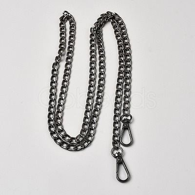 Iron Curb Chain Purse Chains FIND-WH0367-221B-1