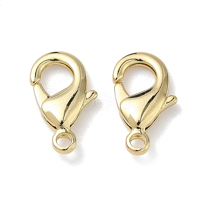 Brass Lobster Claw Clasps KK-H256-03G-01-1