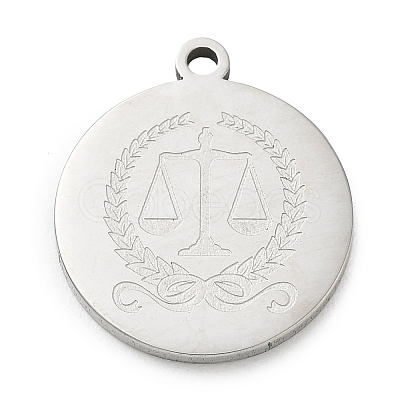 201 Stainless Steel Pendants SA-CBA3D3A-05P-24-1