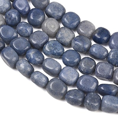 Natural Blue Aventurine Beads Strands GG-CBA787B-A17-1