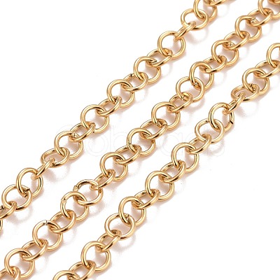 PVD Vacuum Plating 304 Stainless Steel Rolo Chains CHS-F011-08C-G-1
