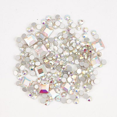 Glass Rhinestone Cabochons MRMJ-S014-002E-1