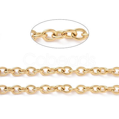 Ion Plating(IP) 304 Stainless Steel Cable Chains CHS-L020-040G-1