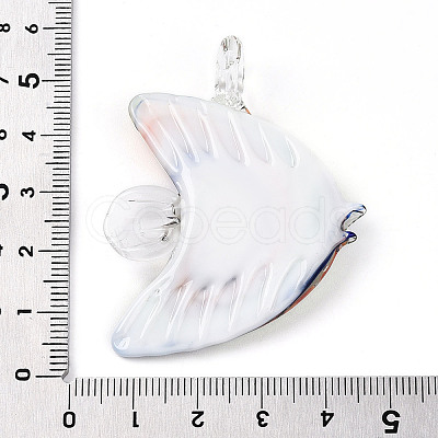 Handmade Lampwork Big Pendants LAMP-T023-06D-1