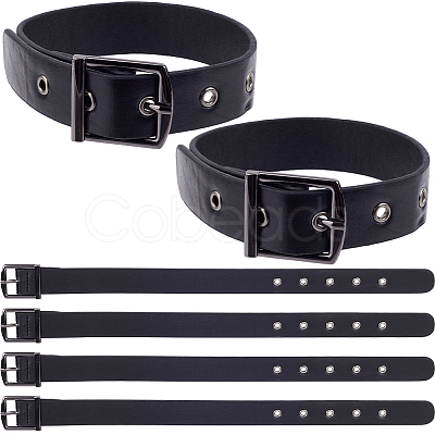 PU Imitation Leather Cord Bracelets BJEW-WH0020-68D-1