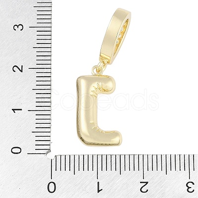 Brass Micro Pave Clear Cubic Zirconia Pendants KK-M289-01J-G-1