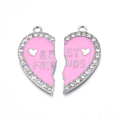 Alloy Enamel Split Pendant ENAM-S130-25F-1