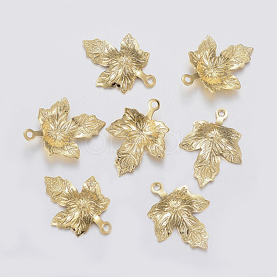 Autumn Theme 304 Stainless Steel Pendants LS-STAS-F160-39G-1